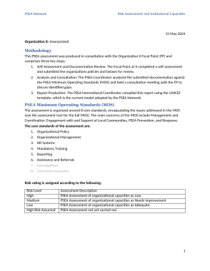 Template 1. Risk Assessment and Institutional Capacities Eng