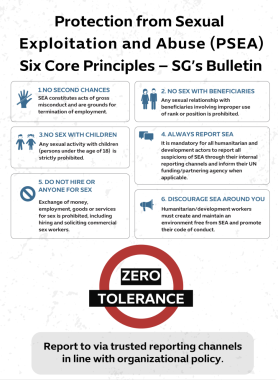 SIX core principles poster Eng